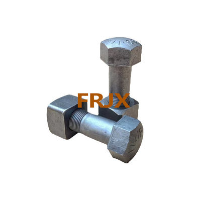 قدرت HRC52-58 Komatsu Excavator Bolt سطح 12.9 جعل ریخته گری اکسید سیاه