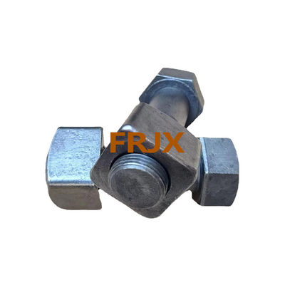 قدرت HRC52-58 Komatsu Excavator Bolt سطح 12.9 جعل ریخته گری اکسید سیاه
