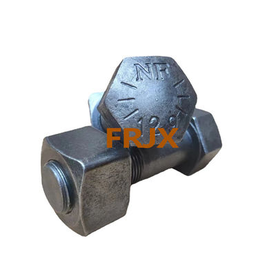 قدرت HRC52-58 Komatsu Excavator Bolt سطح 12.9 جعل ریخته گری اکسید سیاه
